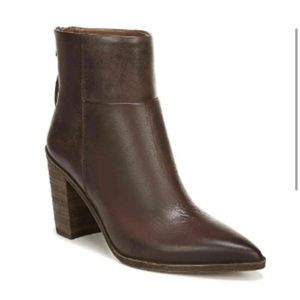 Franco Sarto Marmalade Leather Pointed Toe Bootie
